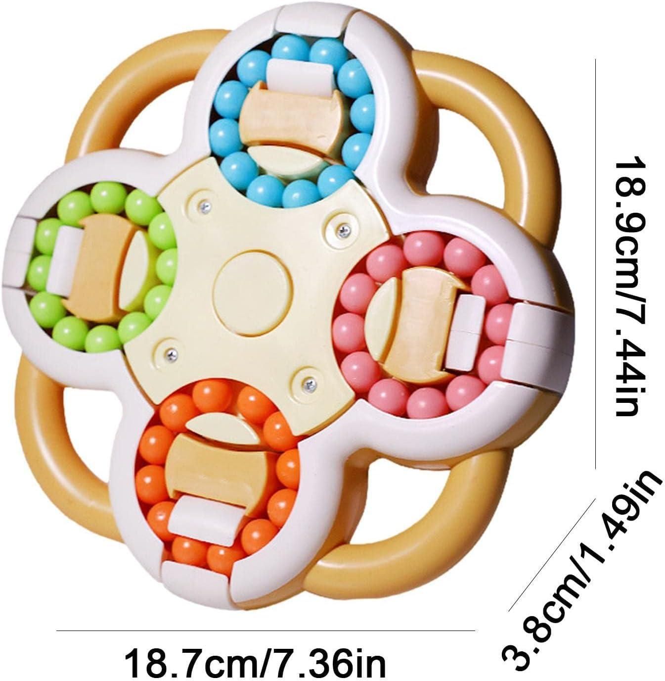 Rotating Puzzle Cube – Fun Anti-Stress Spinner for Kids & Adults