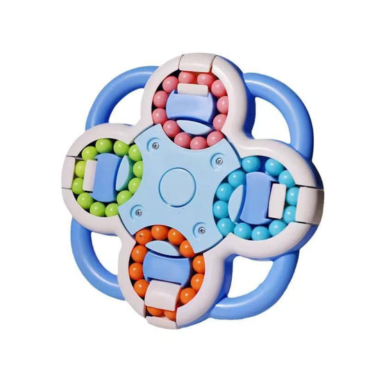 Rotating Puzzle Cube – Fun Anti-Stress Spinner for Kids & Adults