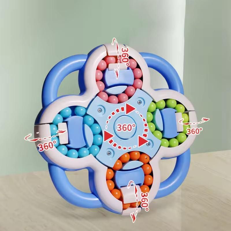 Rotating Puzzle Cube – Fun Anti-Stress Spinner for Kids & Adults