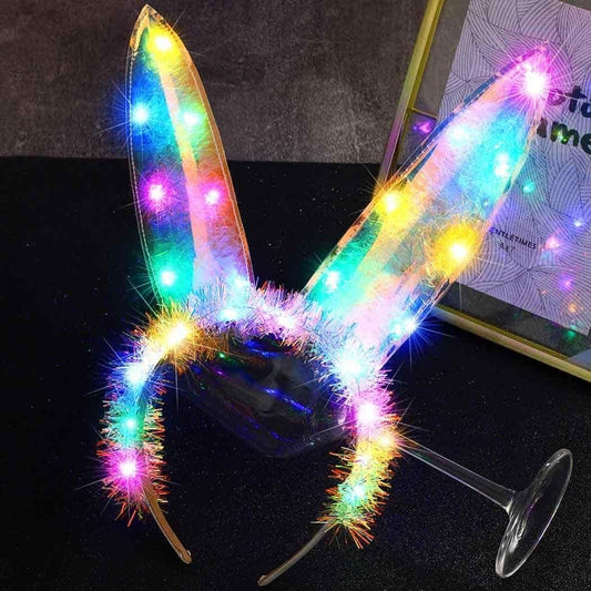 Rabbit Ears Headband with Light